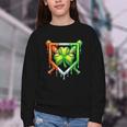 Baseball Drip Ice Cream St Patricks Day Shamrock Lucky Youth Crewneck Sweatshirt Baseball Drip Ice Cream St Patricks Day Shamrock Lucky Youth Crewneck Sweatshirt