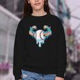 Baseball Drip Ice Cream Strong Character Youth Crewneck Sweatshirt