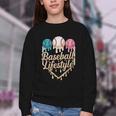 Baseball Drip Icecream Youth Crewneck Sweatshirt Baseball Drip Icecream Youth Crewneck Sweatshirt