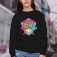 Baseball Drip Jersey Number 67 For Players & 67th Birthday Youth Crewneck Sweatshirt Baseball Drip Jersey Number 67 For Players & 67th Birthday Youth Crewneck Sweatshirt