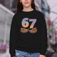 Baseball Drip Number 67 Player Six Seven Meme Youth Crewneck Sweatshirt Baseball Drip Number 67 Player Six Seven Meme Youth Crewneck Sweatshirt