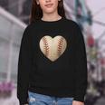 Baseball Heart Shape Valentines Day Love Boys Kids Men Youth Crewneck Sweatshirt Baseball Heart Shape Valentines Day Love Boys Kids Men Youth Crewneck Sweatshirt
