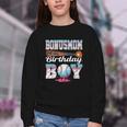 Baseball Ice Cream Drip Bonus Mom Of The Birthday Boy Youth Crewneck Sweatshirt Baseball Ice Cream Drip Bonus Mom Of The Birthday Boy Youth Crewneck Sweatshirt