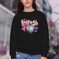 Baseball Ice Cream Drip Coquette Women Girls Mom Mama Youth Crewneck Sweatshirt Baseball Ice Cream Drip Coquette Women Girls Mom Mama Youth Crewneck Sweatshirt