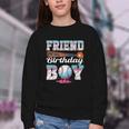 Baseball Ice Cream Drip Friend Of The Birthday Boy Youth Crewneck Sweatshirt Baseball Ice Cream Drip Friend Of The Birthday Boy Youth Crewneck Sweatshirt