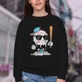 Baseball Ice Cream Drip Sports Boys Kids Youth Men Youth Crewneck Sweatshirt Baseball Ice Cream Drip Sports Boys Kids Youth Men Youth Crewneck Sweatshirt