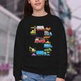 Baseball Ice Cream Drip Vehicles Youth Baseball Drip Youth Crewneck Sweatshirt Baseball Ice Cream Drip Vehicles Youth Baseball Drip Youth Crewneck Sweatshirt