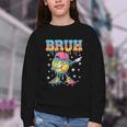 Baseball Life Style Apparel Youth Drip Baseball Boys Kid Youth Crewneck Sweatshirt