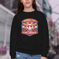 Baseball Is My Love Language Valentine Youth Crewneck Sweatshirt