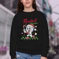 Baseball Mama Christmas Santa Hat Xmas Softball Mom Youth Crewneck Sweatshirt Baseball Mama Christmas Santa Hat Xmas Softball Mom Youth Crewneck Sweatshirt