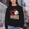 Baseball Nannie Baseball Heart Family Matching Youth Crewneck Sweatshirt Baseball Nannie Baseball Heart Family Matching Youth Crewneck Sweatshirt