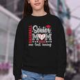Baseball Senior Mom 2026 Last Inning Baseball Senior Mama Youth Crewneck Sweatshirt