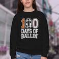 Baseball Soccer Basketball 100 Days Of School Youth Crewneck Sweatshirt Baseball Soccer Basketball 100 Days Of School Youth Crewneck Sweatshirt