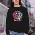 Baseball Stuff Six Seven 67 Ice Cream Drip 6 7 Baseball Kids Youth Crewneck Sweatshirt Baseball Stuff Six Seven 67 Ice Cream Drip 6 7 Baseball Kids Youth Crewneck Sweatshirt