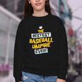 Best Baseball Umpire Job Occupation Youth Crewneck Sweatshirt Best Baseball Umpire Job Occupation Youth Crewneck Sweatshirt