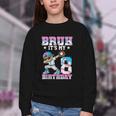Bruh It's My 8th Birthday Baseball Ice Cream Drip 8 Year Old Youth Crewneck Sweatshirt Bruh It's My 8th Birthday Baseball Ice Cream Drip 8 Year Old Youth Crewneck Sweatshirt