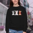 Bunny Football Baseball Sport Easter Day Youth Crewneck Sweatshirt Bunny Football Baseball Sport Easter Day Youth Crewneck Sweatshirt
