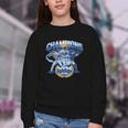 Champions 2025 Baseball Retro Athletic Celebration Theme Youth Crewneck Sweatshirt