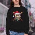 Christmas Baseball Pajama Santa For Men Boys Girls Kids Xmas Youth Crewneck Sweatshirt Christmas Baseball Pajama Santa For Men Boys Girls Kids Xmas Youth Crewneck Sweatshirt