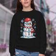 Christmas Baseball Snowman Xmas Pajamas Women Men Boys Youth Crewneck Sweatshirt Christmas Baseball Snowman Xmas Pajamas Women Men Boys Youth Crewneck Sweatshirt