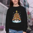 Christmas Baseball Tree Lights Xmas Youth Crewneck Sweatshirt Christmas Baseball Tree Lights Xmas Youth Crewneck Sweatshirt