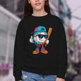 Cool Baseball Drip For Boys Ice Cream Drip Baseball Kids Youth Crewneck Sweatshirt Cool Baseball Drip For Boys Ice Cream Drip Baseball Kids Youth Crewneck Sweatshirt