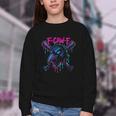 Cool Baseball F Caw F Crow Fcawf Raven Fawk Off Bird Youth Crewneck Sweatshirt