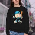 Cool Drip Baseball Shirt Youth Baseball Drip Youth Crewneck Sweatshirt