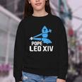 Da Pope Leo XIV Baseball Youth Crewneck Sweatshirt Da Pope Leo XIV Baseball Youth Crewneck Sweatshirt