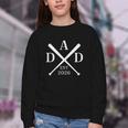 Dad Est 2026 Father Loading New Dad Baseball Pocket Youth Crewneck Sweatshirt Dad Est 2026 Father Loading New Dad Baseball Pocket Youth Crewneck Sweatshirt