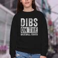 Dibs On The Baseball Coach Wife Girlfriend Youth Crewneck Sweatshirt Dibs On The Baseball Coach Wife Girlfriend Youth Crewneck Sweatshirt