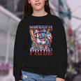 Dominican Puerto Rican Pride Baseball Flag Unity Youth Crewneck Sweatshirt Dominican Puerto Rican Pride Baseball Flag Unity Youth Crewneck Sweatshirt