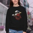 Dominican Republic Santa Christmas Baseball Beisbol Youth Crewneck Sweatshirt Dominican Republic Santa Christmas Baseball Beisbol Youth Crewneck Sweatshirt