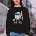 Donut Baseball Hat Ball Bat Cute Sport Toddler Boys Kids Men Youth Crewneck Sweatshirt Donut Baseball Hat Ball Bat Cute Sport Toddler Boys Kids Men Youth Crewneck Sweatshirt