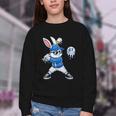 Dripping Drip Baseball Rabbit Bunny Easter Men Boy Kid Youth Crewneck Sweatshirt Dripping Drip Baseball Rabbit Bunny Easter Men Boy Kid Youth Crewneck Sweatshirt