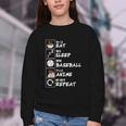 Eat Sleep Baseball Anime Repeat Japanese Otaku Youth Crewneck Sweatshirt Eat Sleep Baseball Anime Repeat Japanese Otaku Youth Crewneck Sweatshirt