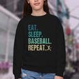 Eat Sleep Baseball Repeat Baseball Player Baseball Youth Crewneck Sweatshirt Eat Sleep Baseball Repeat Baseball Player Baseball Youth Crewneck Sweatshirt