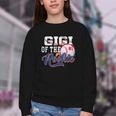 Gigi Rookie Of Year 1st Birthday Baseball Theme Matching Youth Crewneck Sweatshirt Gigi Rookie Of Year 1st Birthday Baseball Theme Matching Youth Crewneck Sweatshirt