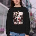 Ho Ho Home Run Baseball Christmas Holiday Sports Santa Youth Crewneck Sweatshirt Ho Ho Home Run Baseball Christmas Holiday Sports Santa Youth Crewneck Sweatshirt