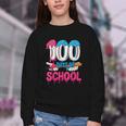 HUGvyn 100 Days Of School Baseball Ice Cream Teacher Student Youth Crewneck Sweatshirt HUGvyn 100 Days Of School Baseball Ice Cream Teacher Student Youth Crewneck Sweatshirt