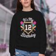 It's My 12th Birthday Baseball Fan Celebration Youth Crewneck Sweatshirt It's My 12th Birthday Baseball Fan Celebration Youth Crewneck Sweatshirt