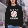 It’s My Birthday Baseball Vintage Style Youth Crewneck Sweatshirt It’s My Birthday Baseball Vintage Style Youth Crewneck Sweatshirt