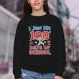I Just Hit 100 Days Of School Baseball 100th Day Boys Kids Youth Crewneck Sweatshirt I Just Hit 100 Days Of School Baseball 100th Day Boys Kids Youth Crewneck Sweatshirt