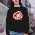 Kid Drip Ice Cream Baseball Heart Catcher Valentines Day Boy Youth Crewneck Sweatshirt Kid Drip Ice Cream Baseball Heart Catcher Valentines Day Boy Youth Crewneck Sweatshirt