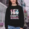 Kids 100 Days Of School Boys 100th Day Baseball Drip Toddler Youth Crewneck Sweatshirt