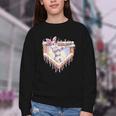 Kids Happy Easter Bunny Playing Baseball Boy Ice Cream Drip Youth Crewneck Sweatshirt Kids Happy Easter Bunny Playing Baseball Boy Ice Cream Drip Youth Crewneck Sweatshirt