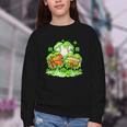 Kids St Patricks Day Shamrock Basketball Baseball Football Youth Crewneck Sweatshirt Kids St Patricks Day Shamrock Basketball Baseball Football Youth Crewneck Sweatshirt