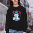 L7 Weenie Baseball Softball Youth Crewneck Sweatshirt