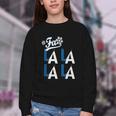 LA Baseball Fan Christmas FA La La Holiday Blue Theme Youth Crewneck Sweatshirt LA Baseball Fan Christmas FA La La Holiday Blue Theme Youth Crewneck Sweatshirt