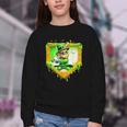Leprechaun Baseball St Patricks Day Ice Cream Drip Men Boys Youth Crewneck Sweatshirt